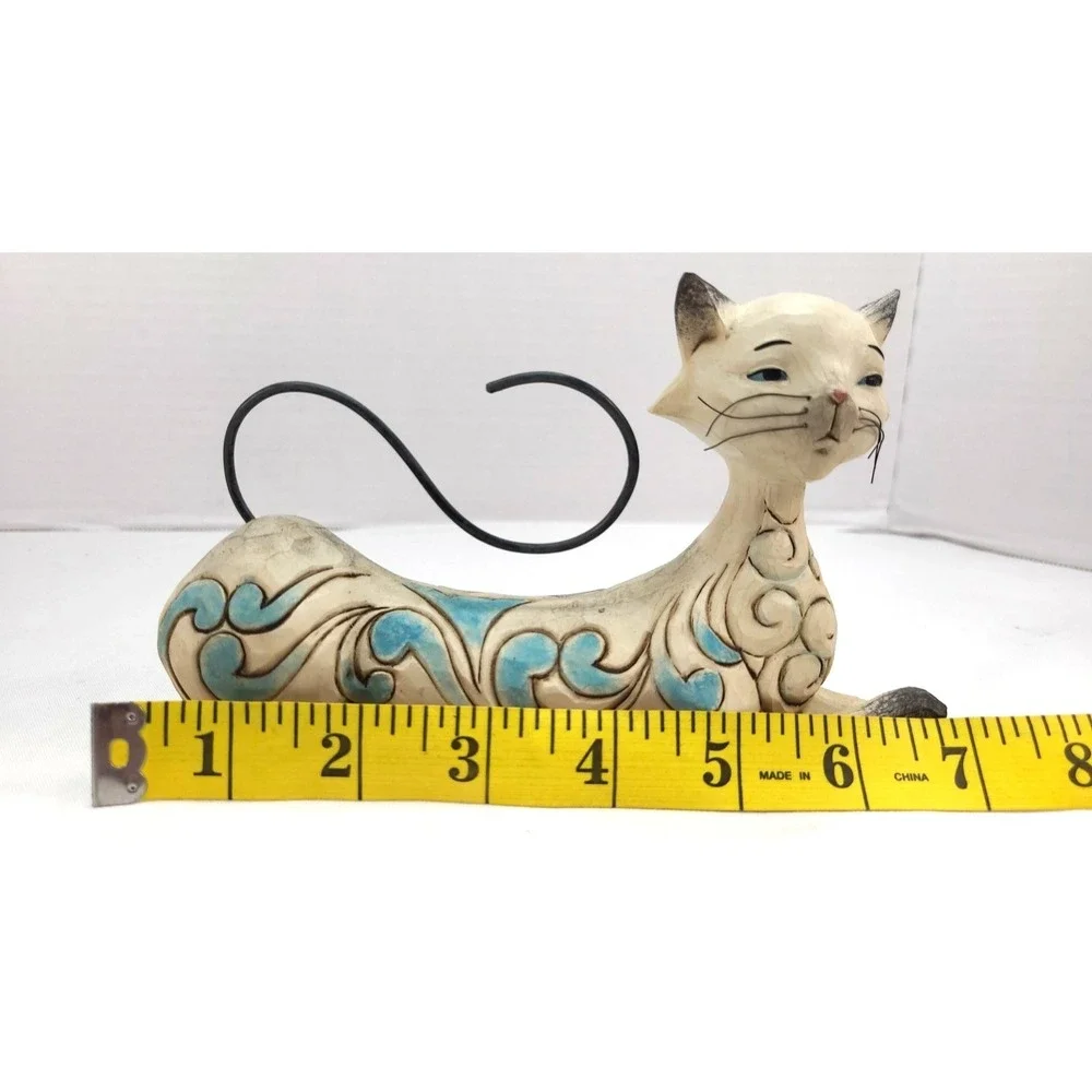 Jim‎ Shore Maya Laying Down Siamese Cat Figure Heartwood Creek Enesco 2013 #1
